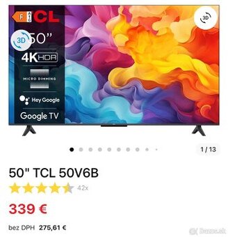 TCL televízor