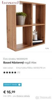 Nástenný regál/polica