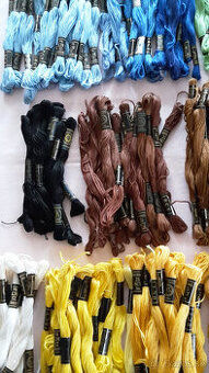 Vyšívacia priadza - MULINKA a PERLA