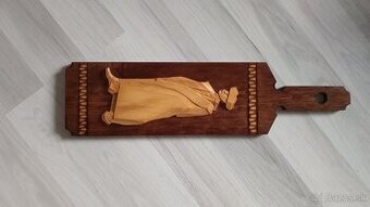 Nástenná drevená dekorácia