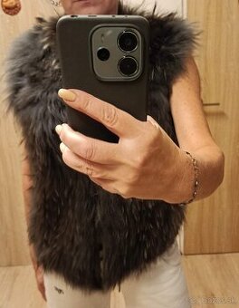 Vesta - pravá  kožušina mýval