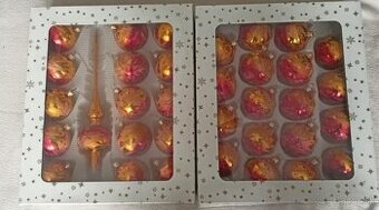 vianočne ozdoby sklenené