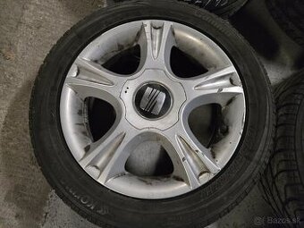 Hliníkové disky 5x100 + letné pneu 185/55r15