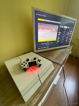 PS4 500gb + Dulshock white + TV