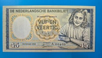 45 gulden Anna Franková, Gábriš