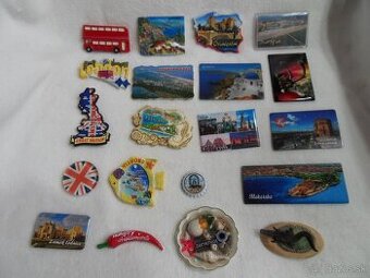 Pekné magnetky z rôznych krajín Európy - 20ks