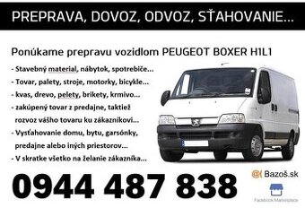 PREPRAVA, DOVOZ, ODVOZ...