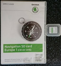 Navigácia - Mapy Škoda Octávia, Rapid, Fabia