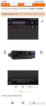 Predam zosilovac s Bluettoth