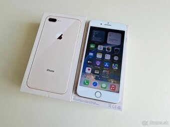 APPLE IPHONE 8 PLUS 64GB GOLD,ZDRAVIE BATERKY 100%