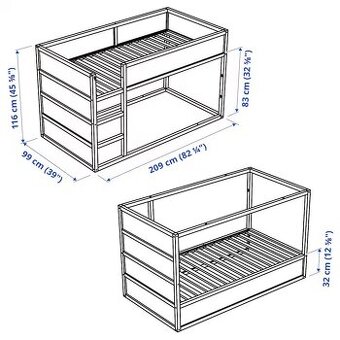 Predám posteľ IKEA - KURA