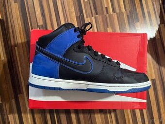 NIKE dunk high SE camo black royal