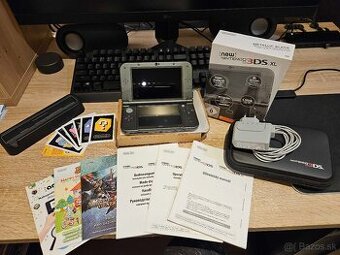 NINTENDO NEW 3DS XL V KOMPLET POVODNOM BALENI + HRY