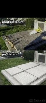 Čistenie hrobov a obnova písma