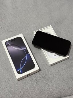 Predám Apple iPhone 16 PRO 128GB Black Titanium Stav Nového
