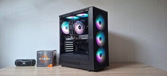 Herný pc 8jadro RYZEN 7 5700/512gb nvme/RX6600 8GB