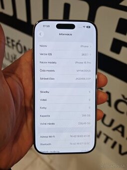 Iphone 16 pro 256GB