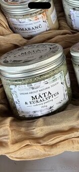 Handmade cukrový peeling - Mäta&eukalyptus - 1