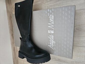 Dámske kožené čižmy Steve Madden 37