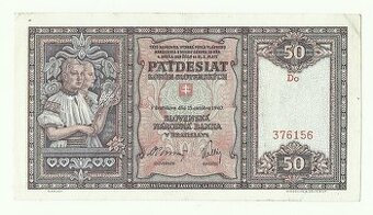 50 ks 1940 Slovenský štát