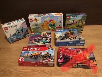 Nové LEGO mix Friends, Ninjago, Duplo, City