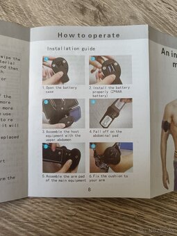 Posilňovač brucha, rúk, nôh, zadku (ems)