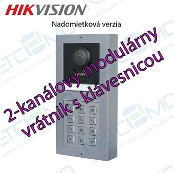 Modulárny set videovrátnika Hikvision s klávesnicou