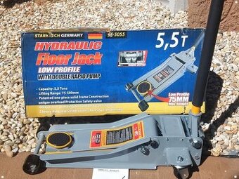 Nizkoprofilovy hydraulický zvihak 5.5T- 75-500mm