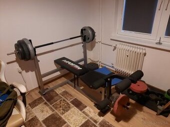 Lavička na bench 150kg + predkopávanie 60kg