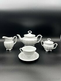 čajový servis, starorolský porcelán, karlvoarský porcleán, - 1