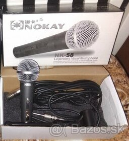 Nový - dynamický mikrofon kopie SHURE SM 58 - NOKAY NK-58