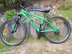 Juniorské bicykle 16" CTM Terrano 1.0 (červena/šedá a zelená - 1