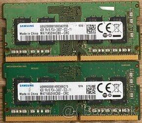 REZERVOVANÉ - Ram 2x4GB DDR4 2400MHz CL17 SO-DIMM