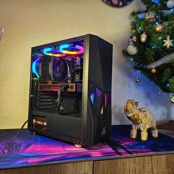 Spoľahlivý herný PC Ryzen 5 + RX 6700 XT