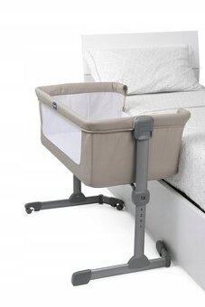 CHICCO Postieľka Next2Me Magic Evo – Desert Taupe
