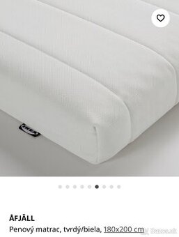 Matrac 180x200 IKEA penovy tvrdy