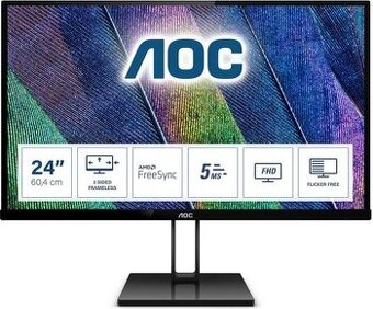 24" IPS frameless LED LCD AOC 24V2Q