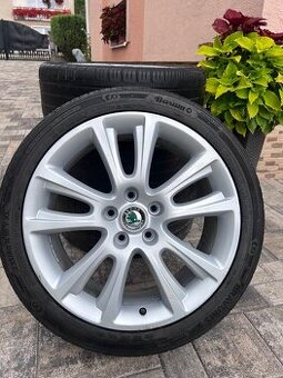 Škoda original r18 disky/elektrony 5x112 Zenith