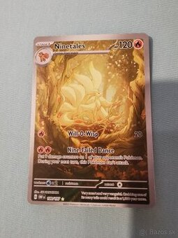 Pokémon karta originál Ninetales