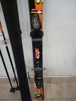 Lyže 130cm+paličky 100cm