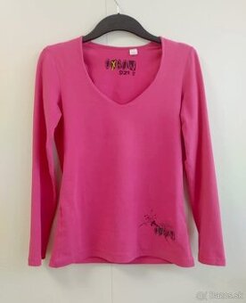 Dámske ružové tričko s dlhým rukávom (Oxbow)