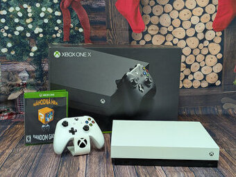 Xbox One X 1TB biely, 1 ovládač, 1 náhodná hra