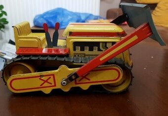 staré hračky : pásový buldozér  KDN - 1