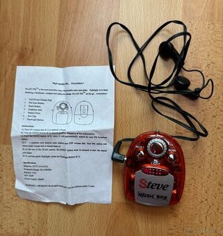 Predám prenosné FM radio na baterky so slúchadlami