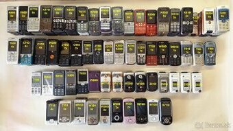 SONY ERICSSON ZBIERKA Rôzne Druhy 160ks