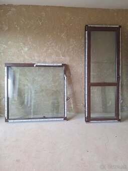 Plastove okno2x , dvere2x