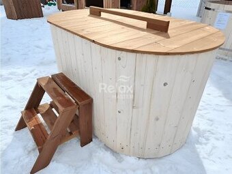 Kúpacia kaďa pre 2 osoby zo smreku