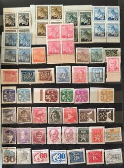 Poštové známky Československo 250ks - čisté