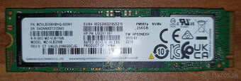Predam pouzivane disky M.2 256GB