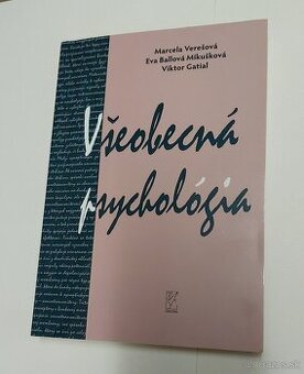 Všeobecná psychológia – Marcela Verešová, Eva Ballová Mikušk